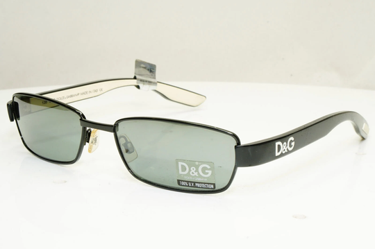 Authentic Dolce Gabbana Mens Vintage Sunglasses Black Dg 2144 G87 30775