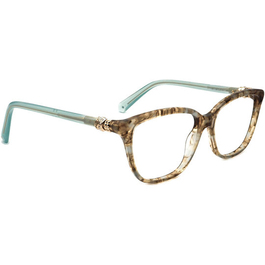 Swarovski Eyeglasses Sk 5242 084 Brown/Light Blue/Rhinestones Frame 52[]15 135