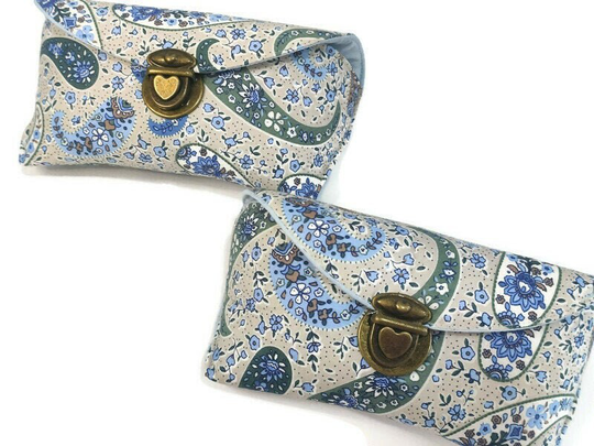 Sunglasses Case, Fabric Sunglass Case, Hard , Holder, Eyeglass Sleeve, Girlfriend Gift