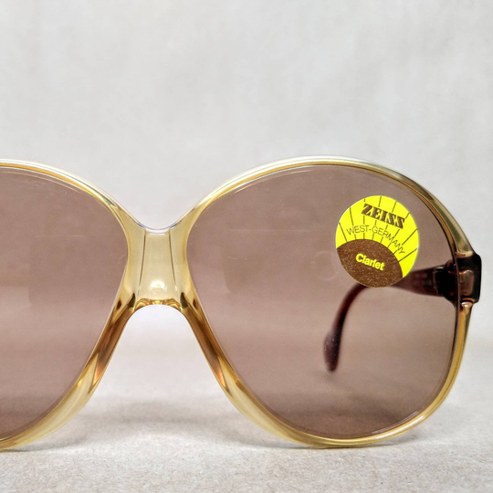 Vintage Zeiss Optyl 8073 Sunglasses Oversized Teardrop Frame Germany 70S Nos