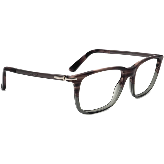 Gucci Eyeglasses Gg 1105 Gz4 Brown/Gray/Gunmetal Rectangular Italy 53[]18 140