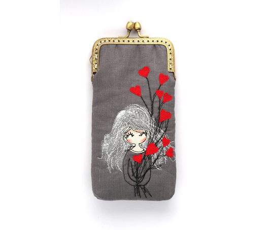 Iphone Case/Glasses - To My Lover Free Motion Embroidery | Iphone 14 13 Pro/Pro Max/Plus, Samsung Galaxy S22/S22+ Etc