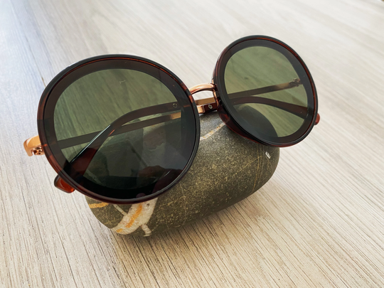 Trendy Luxury Women Round Shape Sunglasses Fashioned Frame