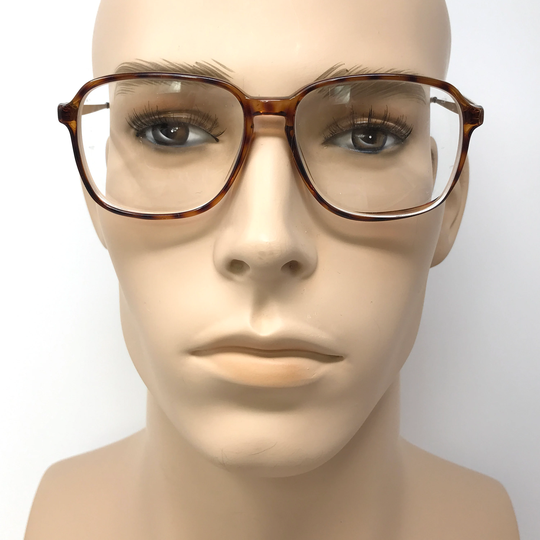 Vintage Specsavers Chris Eyeglasses Glasses Frame Brown Tortoiseshell Square Used Eyeglass Frames Retro