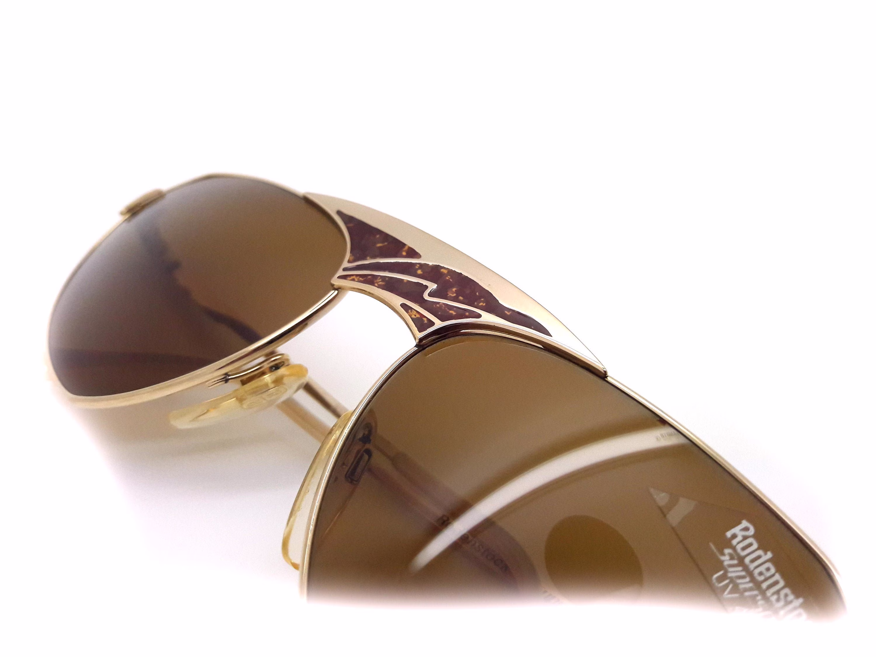 Rodenstock Supersonic 1748 Gpc Vintage Aviator 80S Sunglasses // 1980S New Old Stock