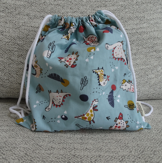 Dinosaur Children's Drawstring Bag