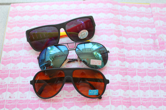 Vintage Mirror Sunglasses Set...pilot.instant Collection. Nos. Dapper. Set Of 3. Vintage Sunglasses. Shades. Aviators. Wayfarers. Clubmaster