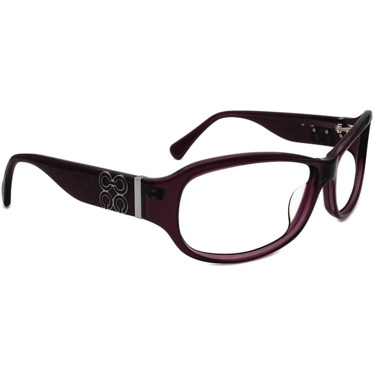 Coach Women's Sunglasses Frame Only S2021 Purple Wrap 63 Mm