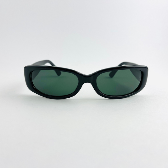 True Vintage 90S Black Rectangle Sunglasses