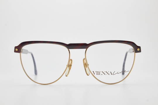 Vintage Woman Eyewear Viennaline 1521 30 55-18 140 Oversize Classic Metal Glasses Aviator Sport Frame Sunglasses Retro 80