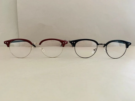 Vintage Chic Retro D Gold Eyeglasses Frame Optical Eyewear Non-Prescription With Clear Lenses For Women Men-11