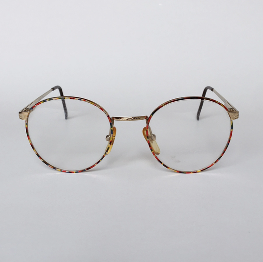Venüs Optics Vintage Panto Eyeglasses Tortoise Frame Optical 90S Nos - Designer Glasses