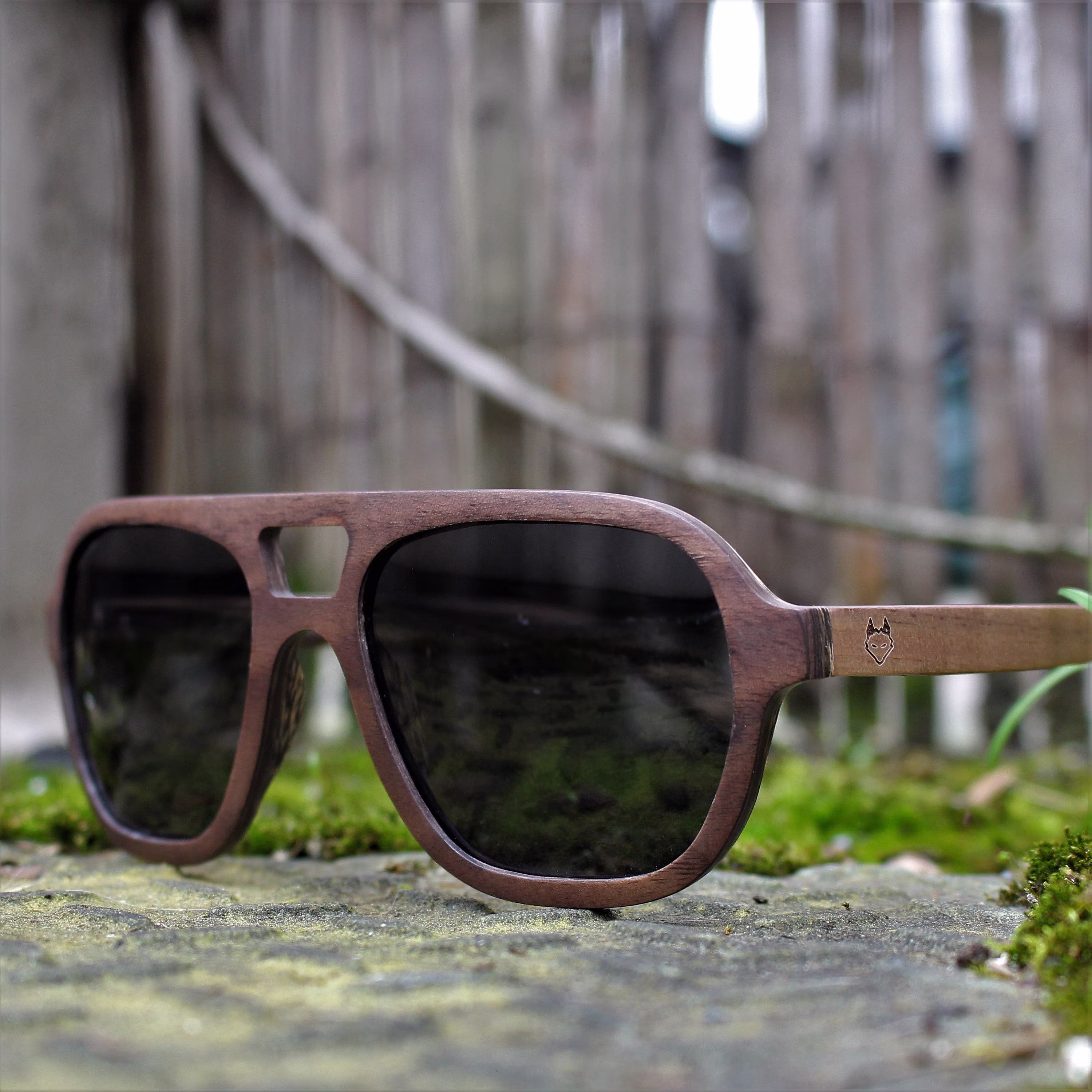 Paul Ven Walnut Wood Sunglasses, Wooden Aviator Style Sunglasses By Ven, Personalised Gift, Engraved