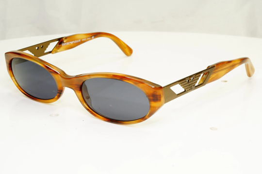 Authentic Emporio Armani Mens Womens Vintage Sunglasses 532 Eagle 188 35030