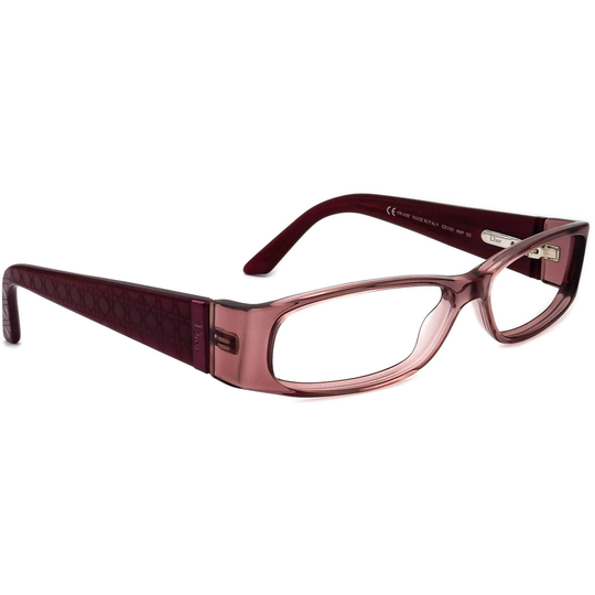 Christian Dior Eyeglasses Cd3121 Hkp Purple Rectangular Frame Italy 51[]13 125