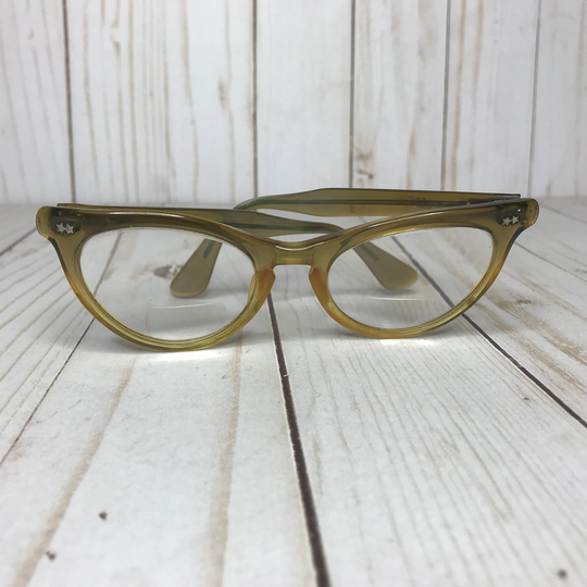 Vintage 1950S Era Cat Eye Reading Glasses With Case, Pathways Usa Eyeglasses 135, Midcentury Eyeglass Frames