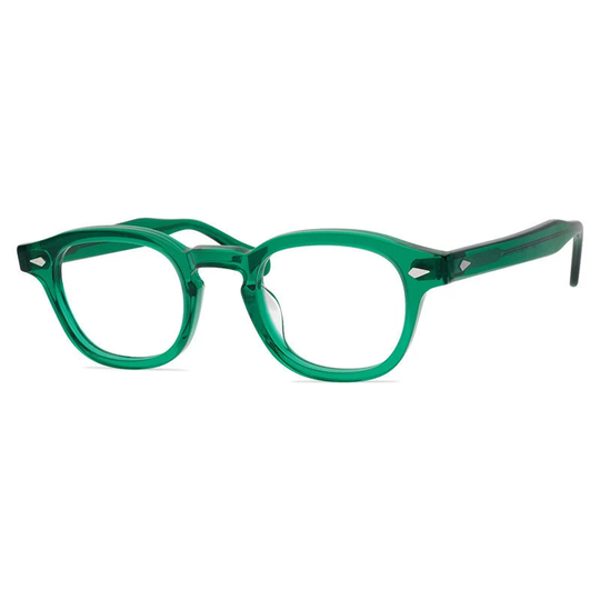 Green Retro Horn Rimmed Eyeglasses Vintage Style 1950's 1960S Glasses