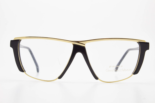 Vintage Woman Eyewear Gian Marco Venturi 006 Metal Frame Glasses Historic Collection Italian Sunglasses Accessories