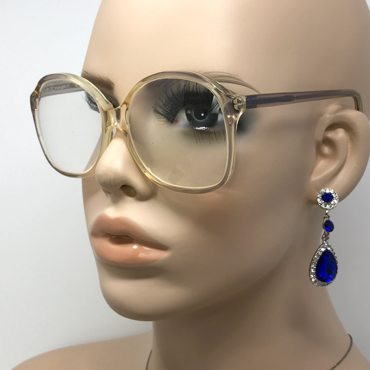 Vintage Broadway Focus Eyeglasses Glasses Frame Clear Square Used Eyeglass Frames Retro