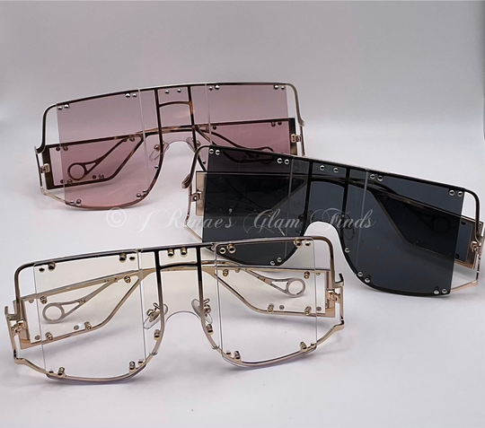 Luxury Sunglasses, Oversized Rihanna Inspired Sunglasses