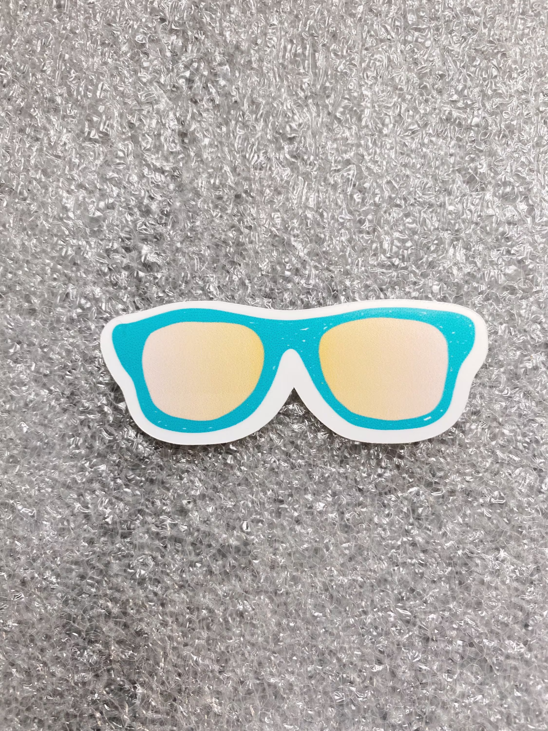 Sunglasses, Summer Shades, Printable Vinyl Sticker, Water-Resistant