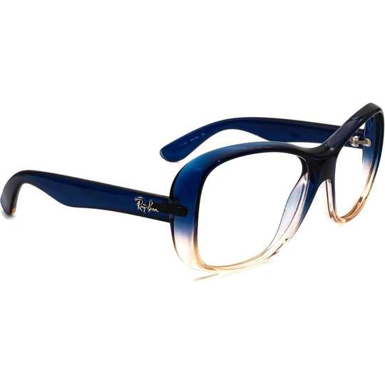 Ray-Ban Sunglasses Frame Only Rb 4139 785 Blue/Peach Gradient Square Italy 58 Mm