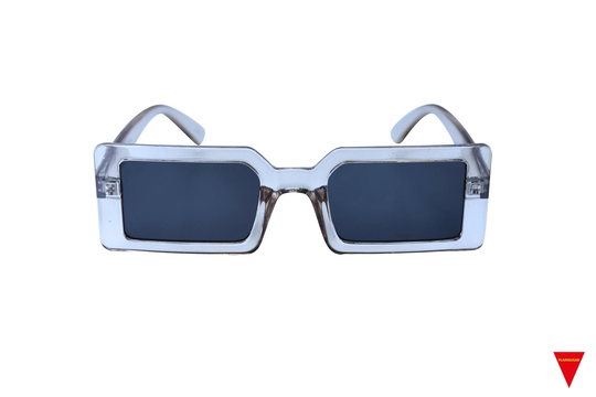 90's Remake Clear Square Sunglasses For Everyday Good Looks in White, Red, Black , & Tortoise