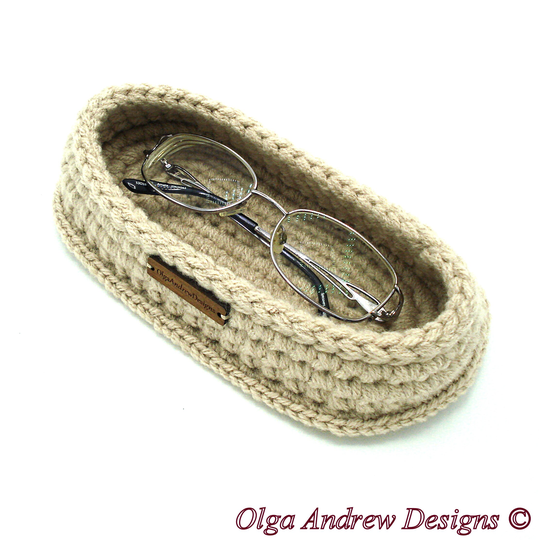 Bedside Soft Eyeglasses Tray, Office Glasses Holder, Eye Stand Reading Sunglasses Olgaandrewdesigns