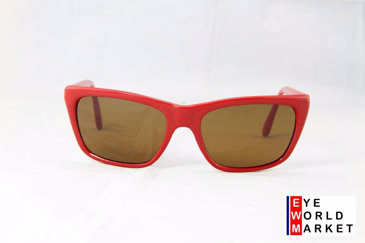 Vintage 1980's Vuarnet 006 Red Sunglasses Px2000 Mineral Brown Lens