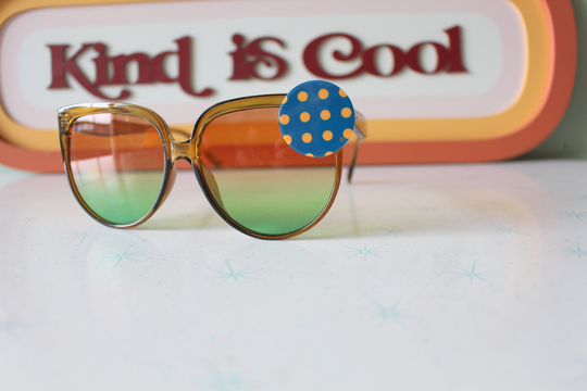 The Polka Dot Oversized Sunglasses...atomic. Custom. Retro. Hipster. Kitsch. Shades. Summer. Party Glasses. Obscure. Festive. Hippie. Green