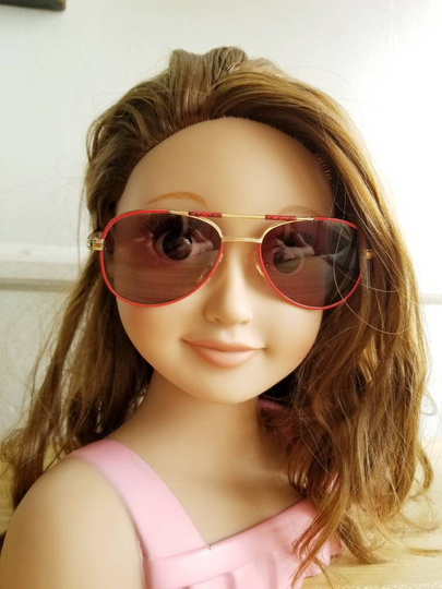 Lechatbotte 5070 Vintage Sunglasses For Kids. Made in France. Color 971. Spring Hooks