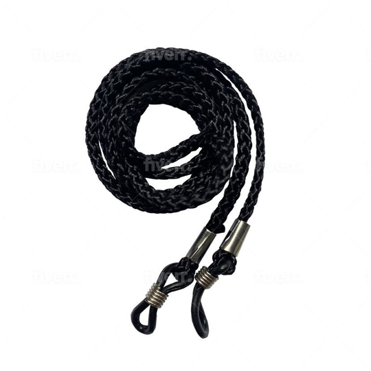 Strong Black Glasses/Sunglasses Spectacle Neck Cord Strap Holder