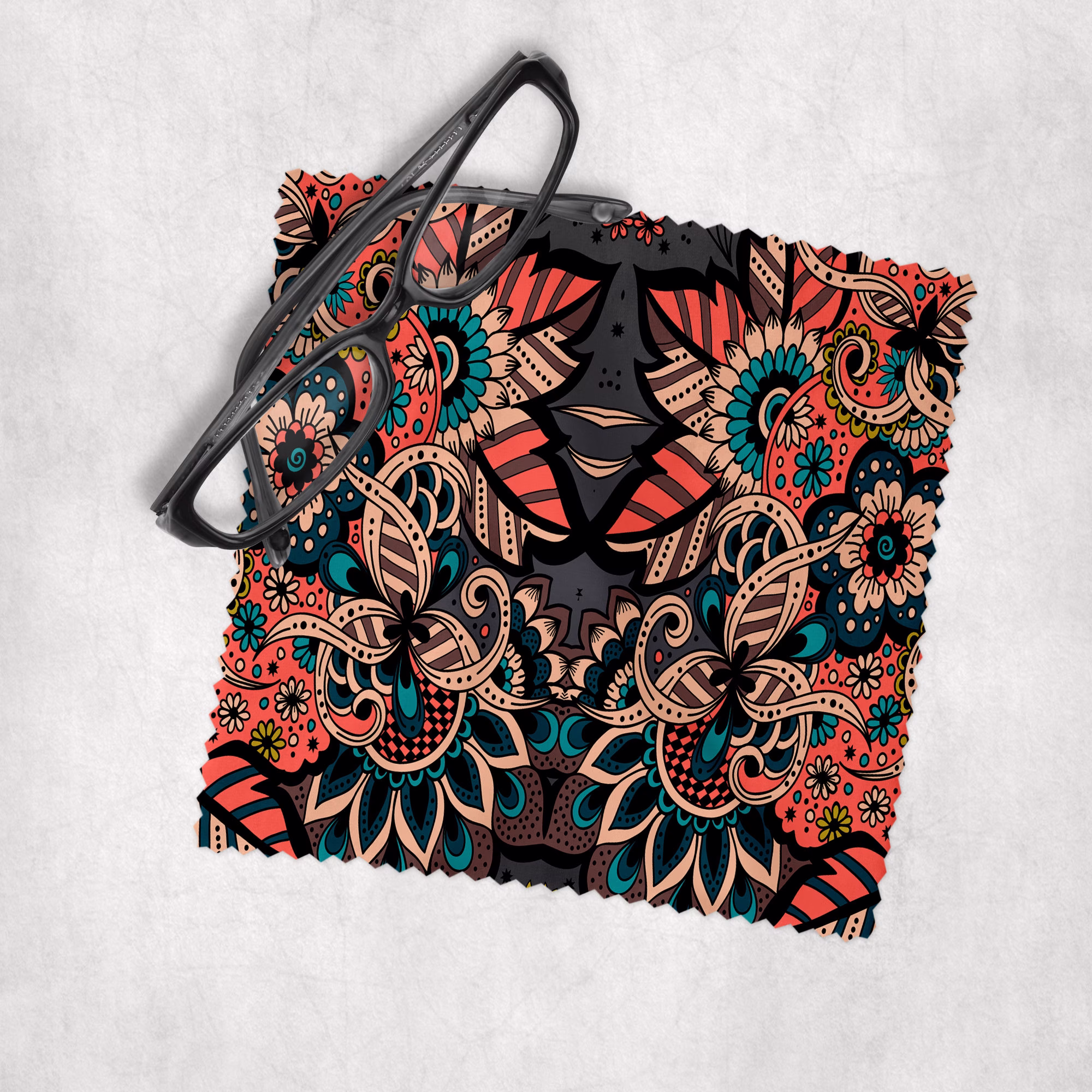 Cool Patterns - Microfiber Lens Cleaning Cloth For Eyeglasses, Cameras, Smartphones & All Screens
