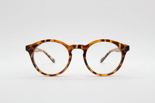 90S Vintage Small Round Glasses. 30S, 20S Style Tortoise Optical Frames. Prescription Eyeglasses With Clear Lens. Rx. Oval Nos Spectacles