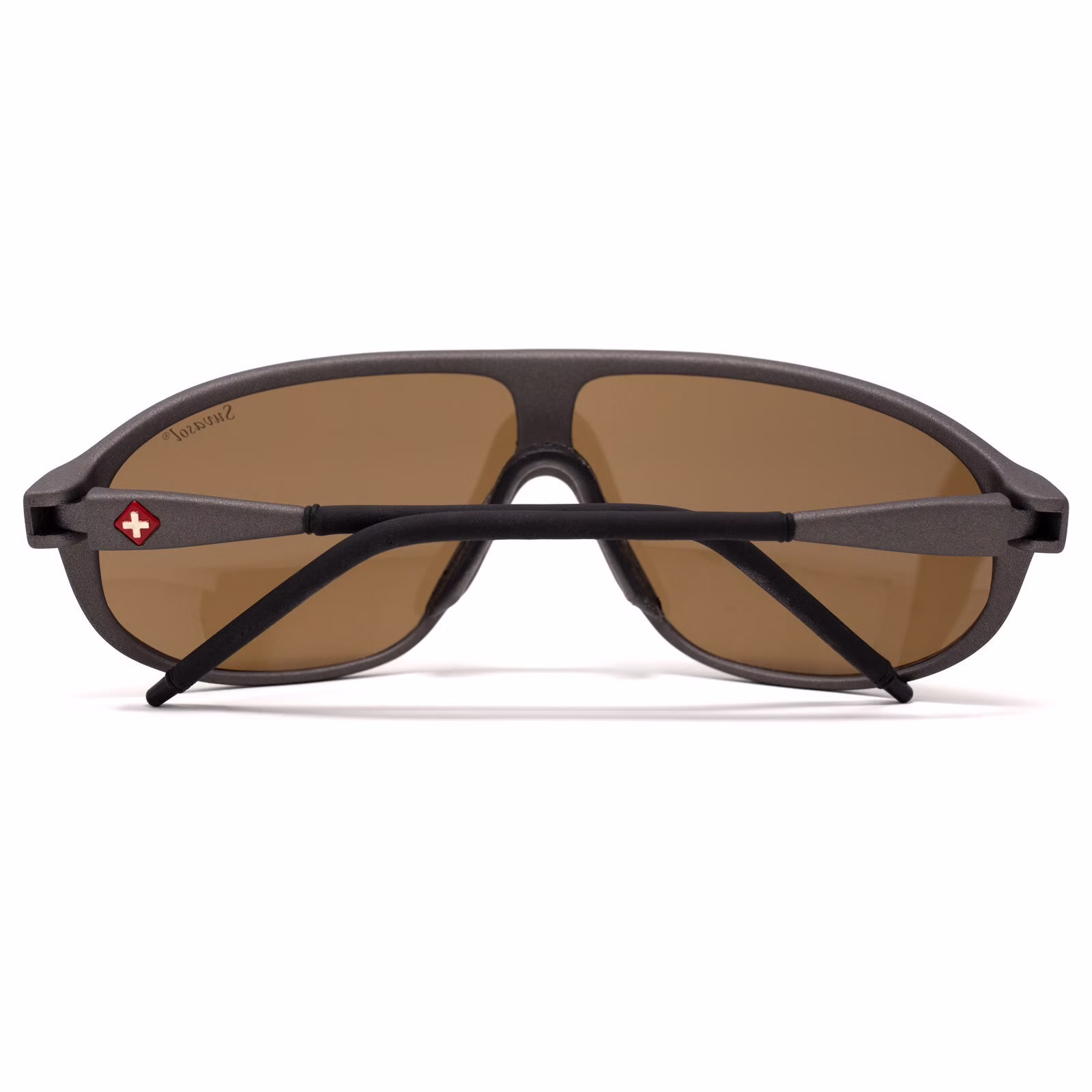 Genuine Swiss Army Suvasol Sunglasses Black W Case Mountain Alpine Glasses Brand Miilitary Surplus New