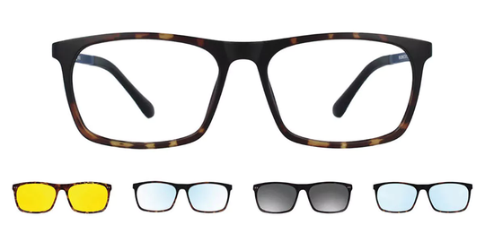 SmartBuy Collection Eyeglasses Namacpacan with Clip-on U-0257 M07