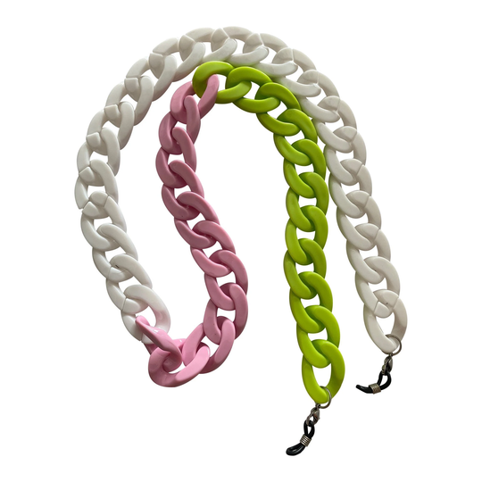 Large Three Colour Chunky Glasses/Sunglasses Chain Strap Holder