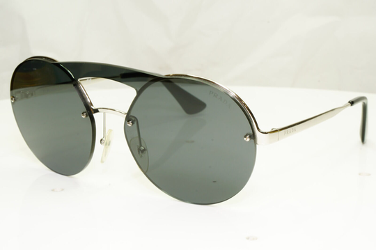 Authentic Prada Womens Boxed Vintage Sunglasses Silver Spr 65T 1Bc-5S0 34647