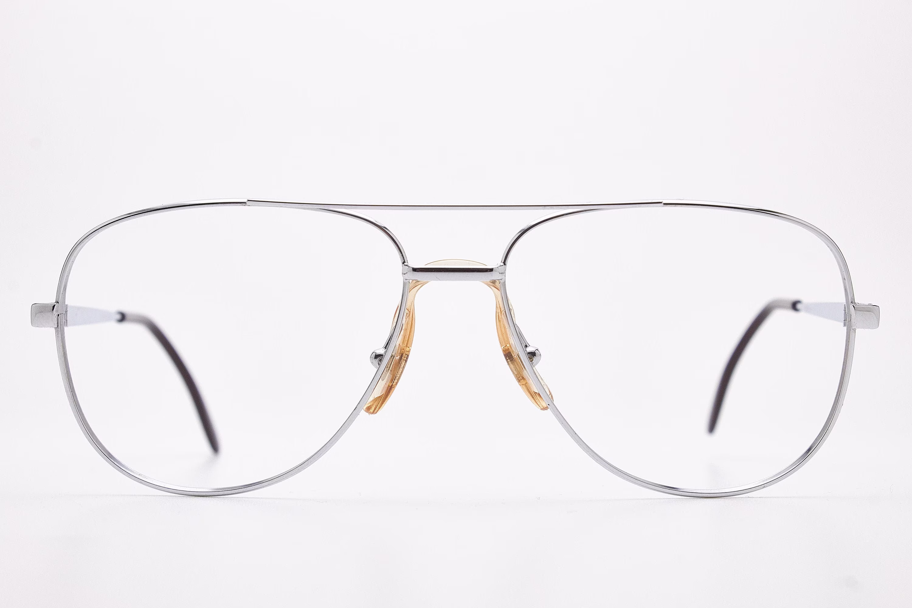 Vintage Man Eyewear Buris Burisport Silver Tone Oversize Metal Frame Man's Luxury Woman Glasses Aviator Elegant Sunglasses Retro 80