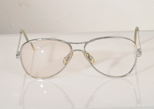 Vintage Chrome Eyewear, Aviator Frame, Rx-Able Prescription Lenses
