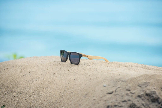 Custom Sunglasses With Bamboo Arms & Case, For Bachelor Parties, Valentine's Day, Men's Women's