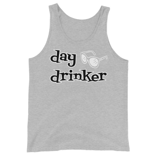 Day Drinker, Sunglasses, Beach Shirt, Lake Bum Boating, Float Trip, Drinking Unisex Tank Top
