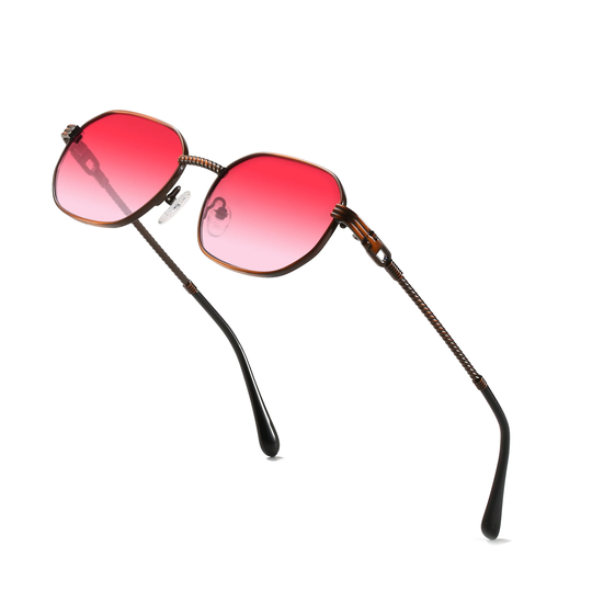 Fashion Unique Copper Square Sunglasses Groomsmen Proposal Eye Glasses Frames Prescription
