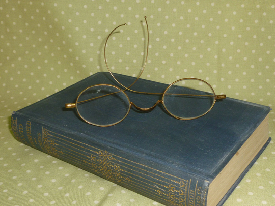 Antique Eyeglasses Marked Taw & Co Gold Spectacles-Lennon-Early 1900's Reading Glasses