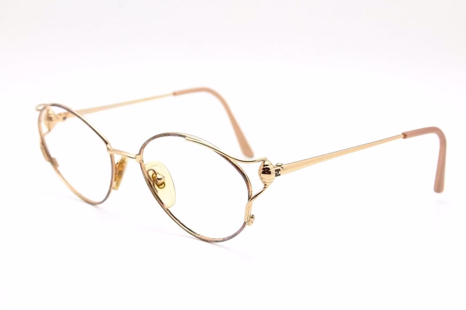 Vintage Eyewearted Lapidus Paris Tl716F Cc21 L1455 Woman Frame Glasses Occhiali Sunglasses Classis Eyewear Metal
