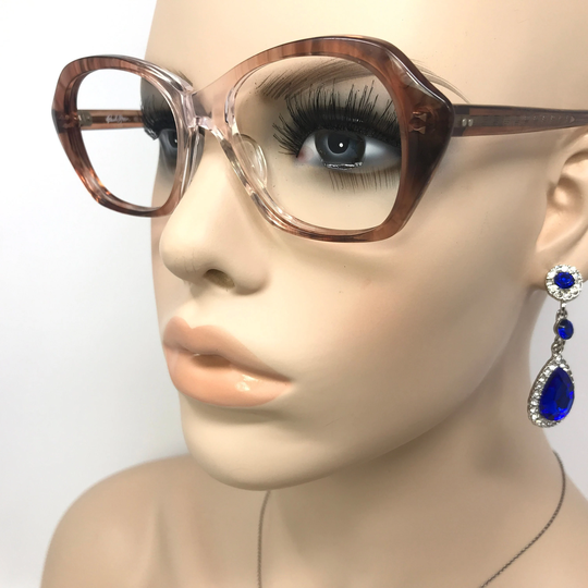 Vintage Paul Green Bonnie Eyeglasses Glasses Frame Brown Square Used Eyeglass Frames Retro