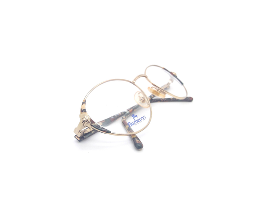 Vintage Burberry B 8791 Vr1 Cat Eye Glasses Frames // 1980S New Old Stock Eyeglasses