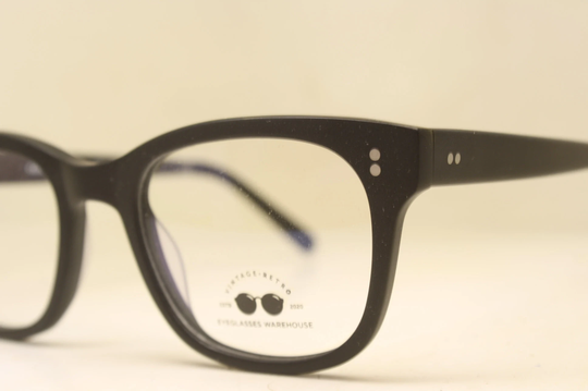 Black Retro Horn Rim Glasses Frames 1960S Vintage Style Eyewear