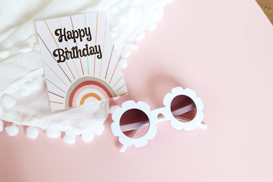 Flower Sunglasses For Girls Toddler Kid Child Shaped Girl Gift Idea Proposal