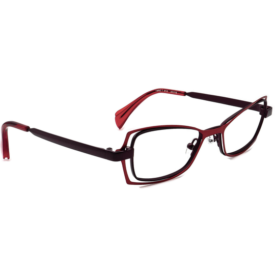 Face A Eyeglasses Twins 1 956 Purple/Red Metal France 46[]16 140 Handmade